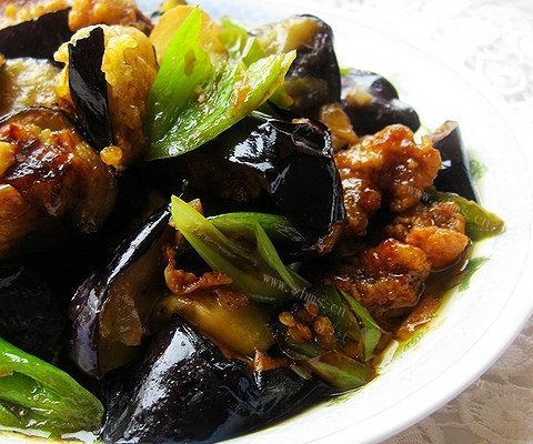 肉段烧茄子