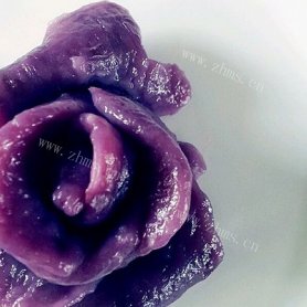 紫薯玫瑰 营养早餐