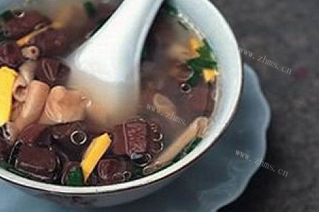 海带鸭血汤