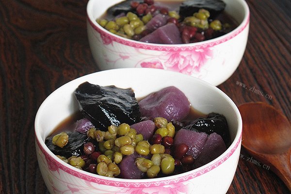 自制紫薯小圆子