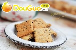 美味松脆香麻芝士苏打饼