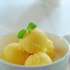 DIY芒果冰淇淋