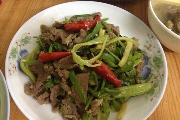 辣椒炒牛肉