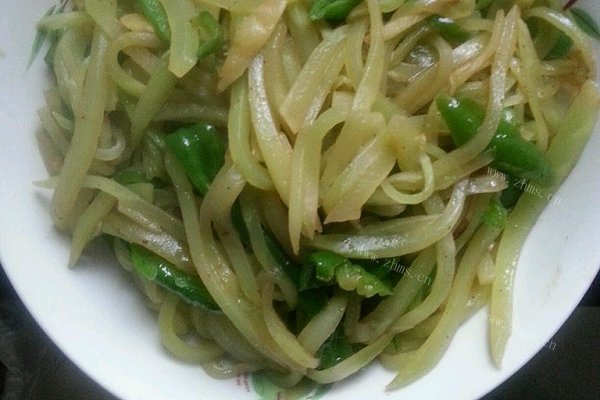 清炒莴苣