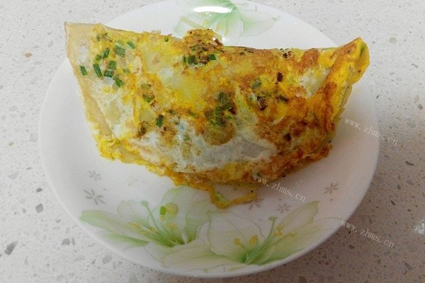 家常版酸辣土豆丝鸡蛋饼