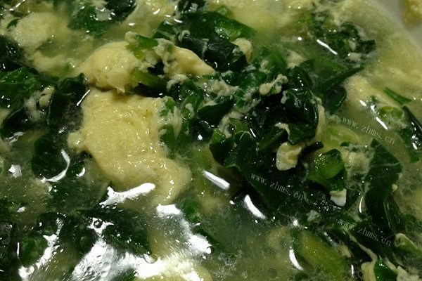 自制菠菜鸡蛋汤