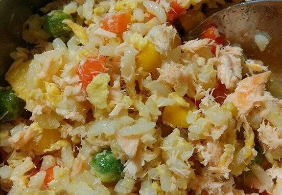 三文鱼炒饭