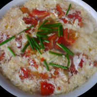 健康美味的西红柿鸡蛋汤
