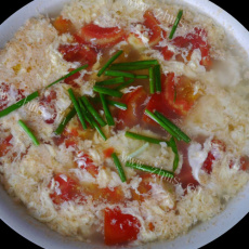 健康美味的西红柿鸡蛋汤