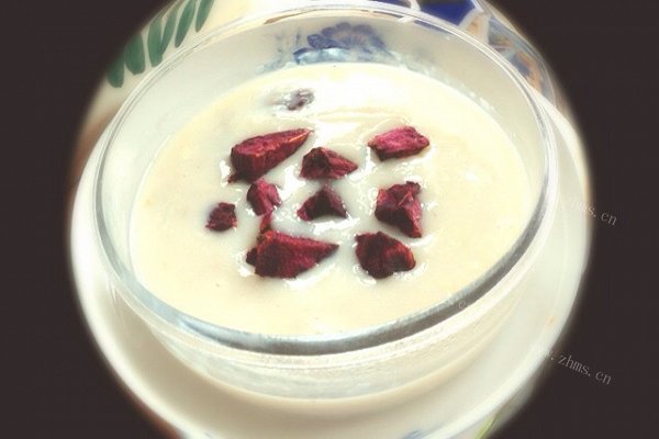 家常牛奶燕麦紫薯羹