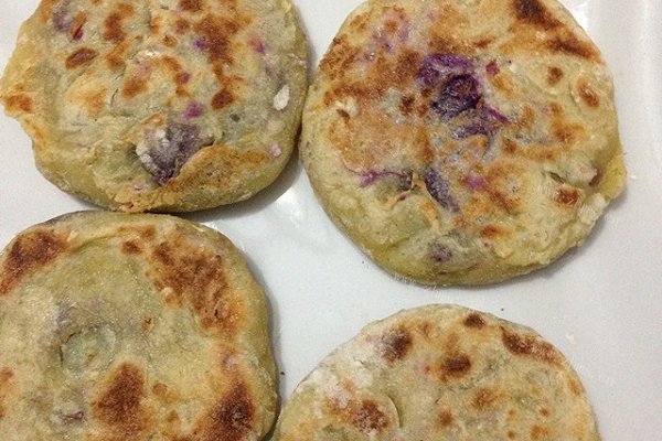 棠棠家的紫薯饼
