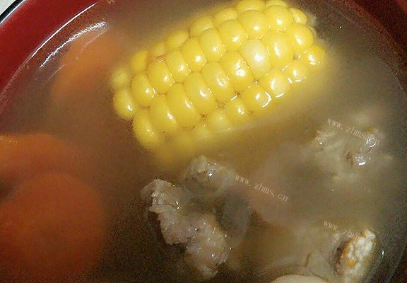 玉米胡萝卜马蹄排骨汤
