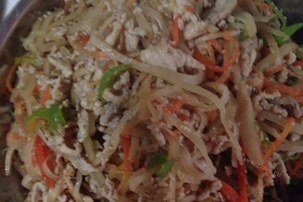 肉丝炒咸菜