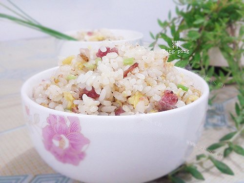 家常腊肠炒饭