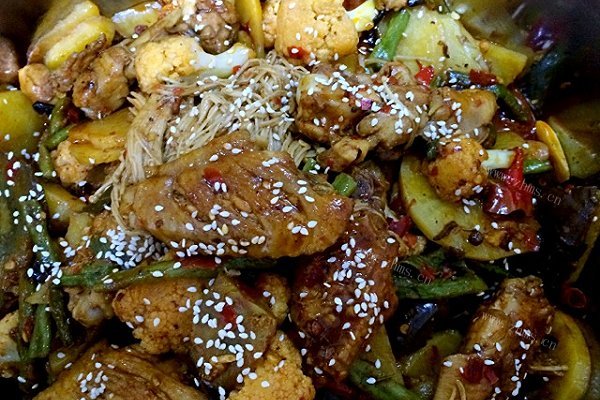 麻辣香锅鸡翅