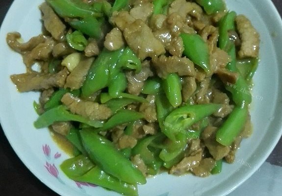 尖椒炒肉丝