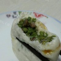 缸豆腊肉包