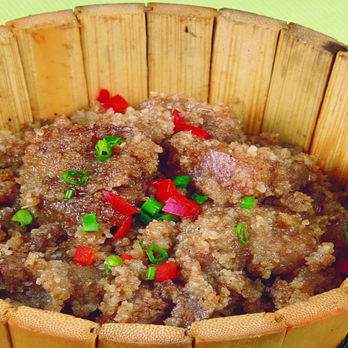 家常菜粉蒸肉