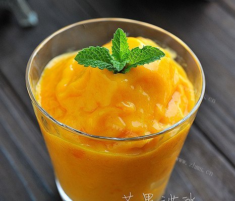 自制芒果沙冰