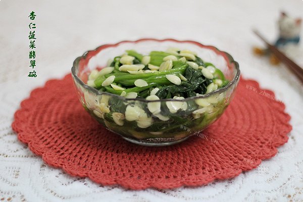 杏仁菠菜翡翠碗