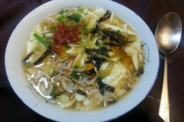 最简易版的豆腐花