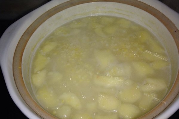 营养苹果小米粥