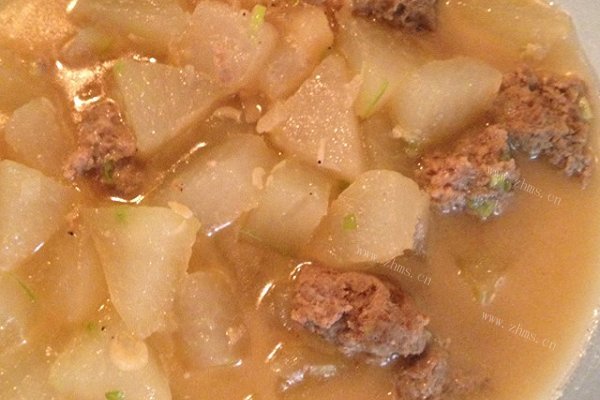 冬瓜汆丸子