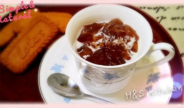「冰凉甜点」奶油红茶冻