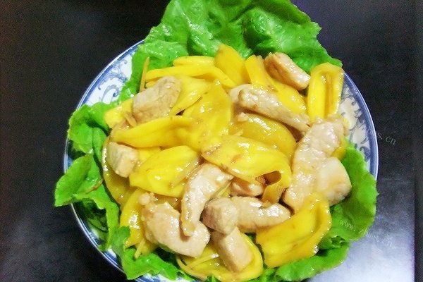 家常菠萝蜜炒肉柳