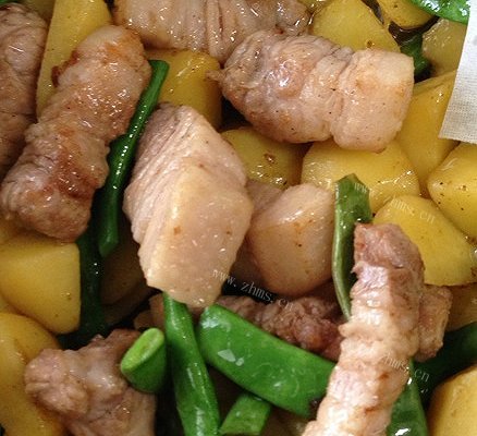 土豆豆角炖肉