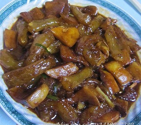 杏鲍菇烩蹄筋