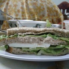 减肥营养tuna三明治