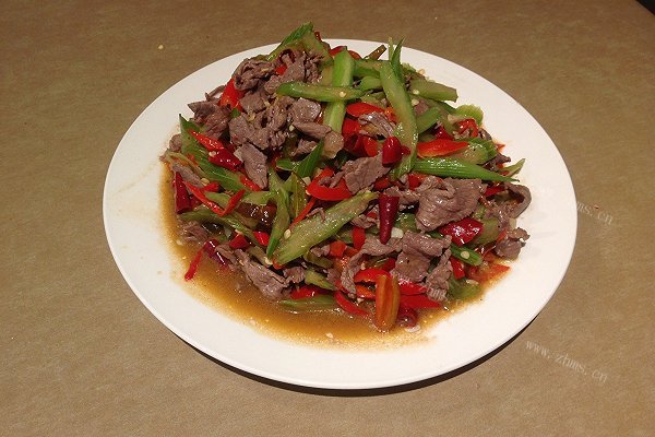 小炒牛肉