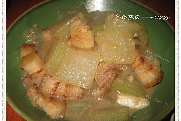 家常冬瓜烧肉