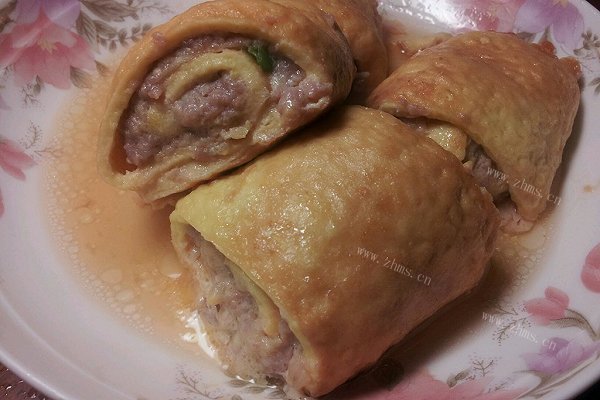 蛋皮肉卷