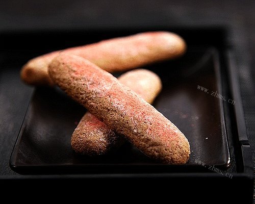 草莓长条酥饼