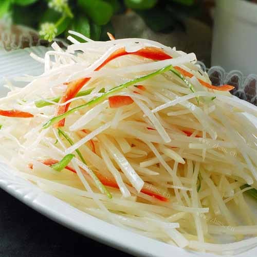 家常菜青椒土豆丝