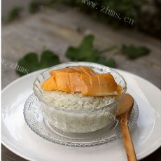 自己做的泰国芒果糯米饭