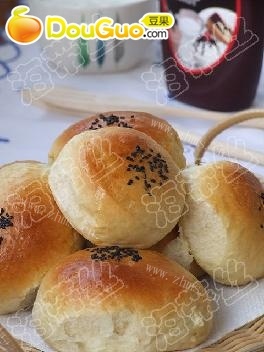 美味汤种芝麻小餐包