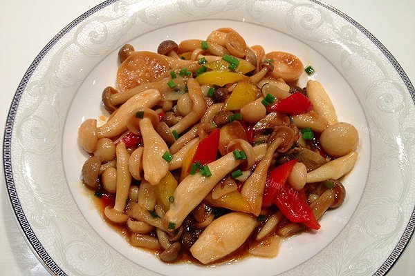 蚝油鲜菇