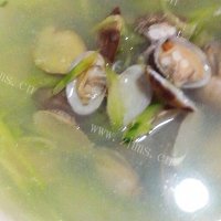 黄瓜花蛤汤