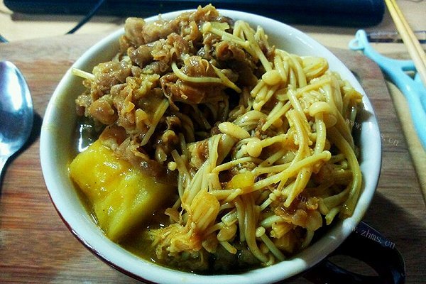 咖喱金针菇肥牛
