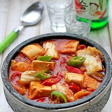 韩国辣酱豆腐汤（两人份）