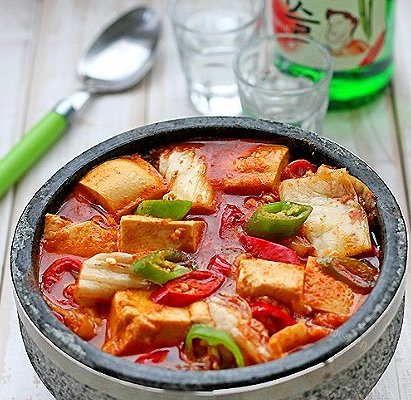 韩国辣酱豆腐汤（两人份）