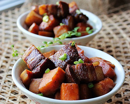 甜薯红烧肉