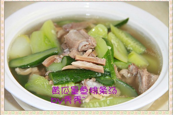 黄瓜墨鱼排条汤