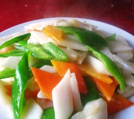 美味的蚝油三色山药