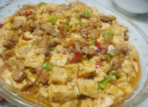 香辣牛肉豆腐丁