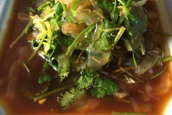 家常香菜拌海蜇