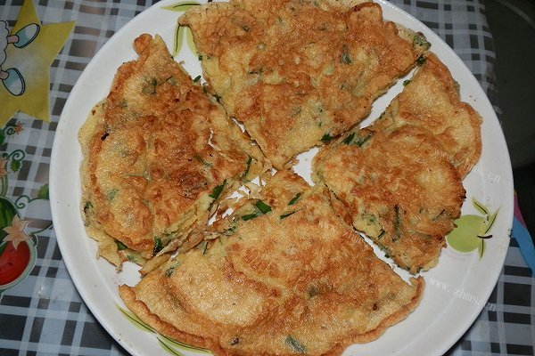 美味韭菜鸡蛋饼
